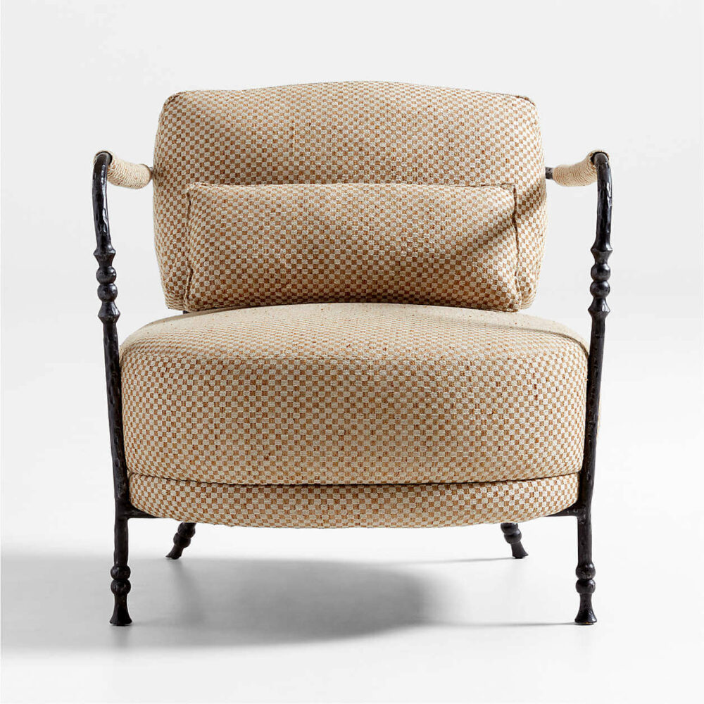 Polly Sand Brown Accent Chair - Görsel 4