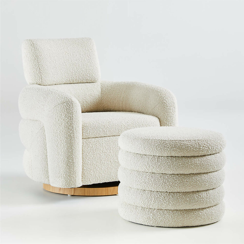 Sherpa Light Brown Bear Kids Play Chair - Görsel 5