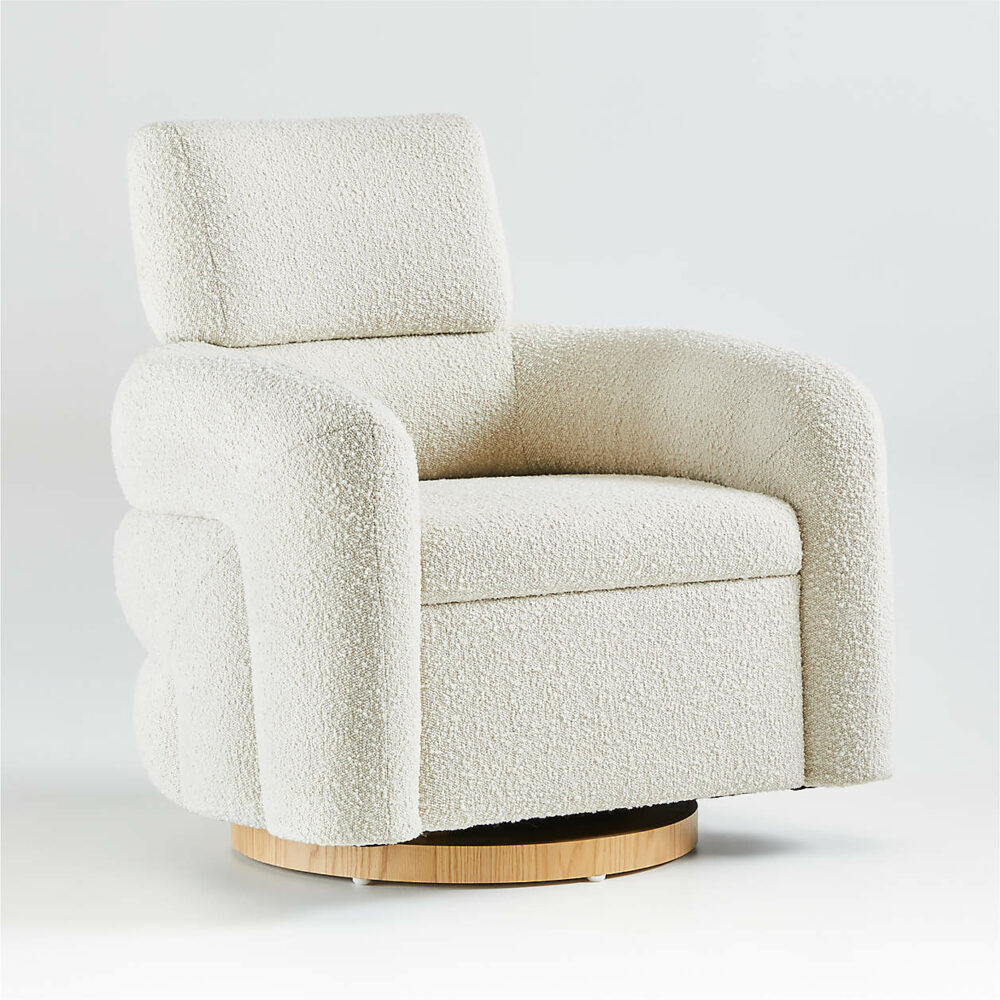 Sherpa Light Brown Bear Kids Play Chair - Görsel 6